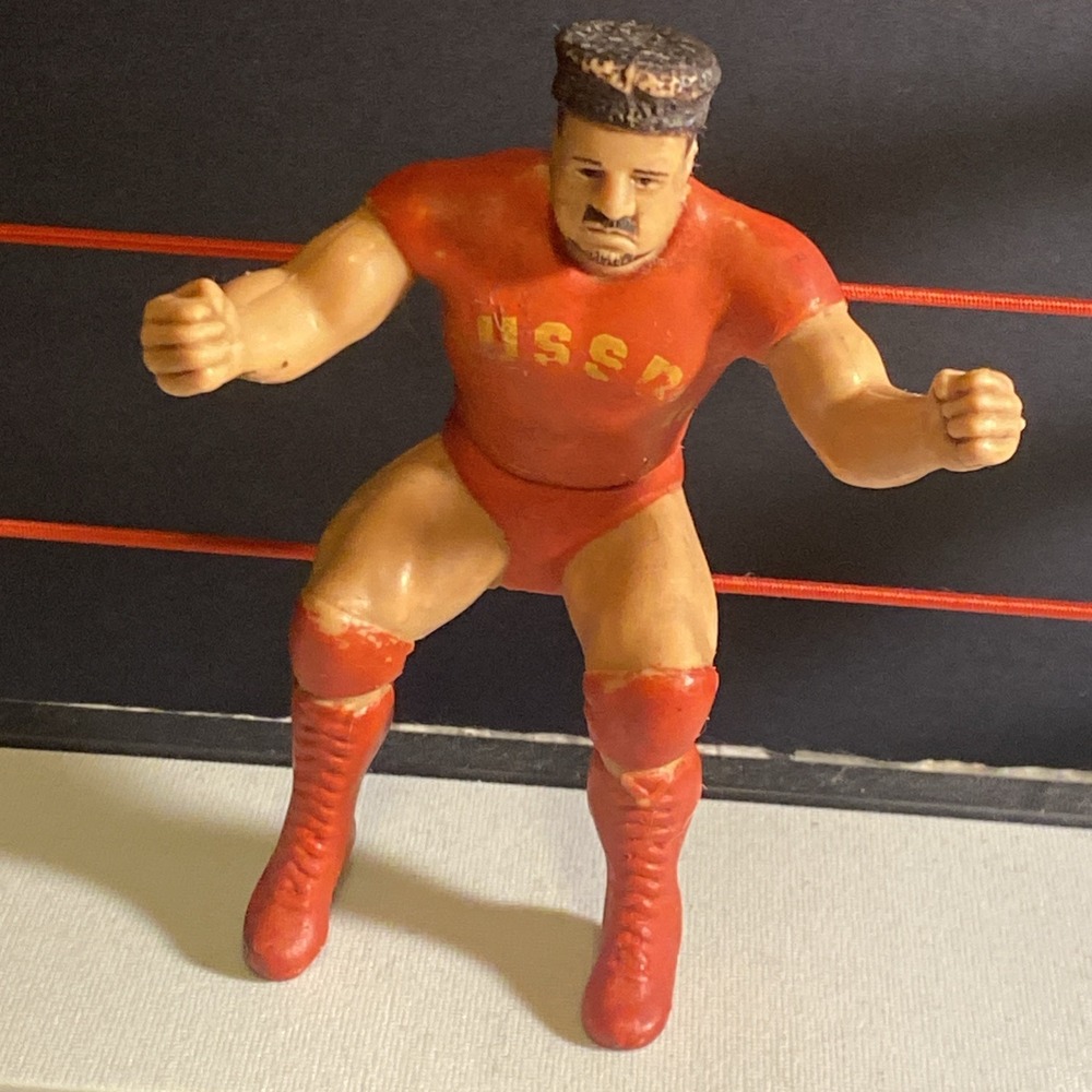 WWF LJN Nikolai Volkoff Thumb Wrestler Figure WWE Vintage
